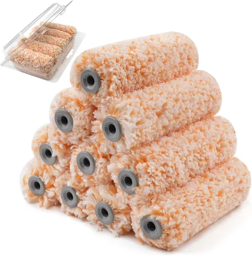 Miniatura 8 de ROLLINGDOG Rodillos de espuma de 2 pulgadas, rodillos de pintura de espuma de alta densidad o pintura de corte y detalles (paquete de 10)