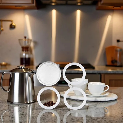 Miniatura 7 de Aislor Junta de repuesto y filtro para cafeteras mini express, 4 juegos de 12 tazas