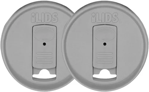 Miniatura 14 de Mason Jar - Tapa para bebida, boca regular, fabricada en Estados Unidos, color azul aguamarina, paquete de 2