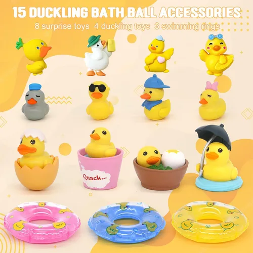 Miniatura 4 de Bombas de baño para niños con sorpresa en el interior, paquete de 8 bombas de baño para niños, juego de regalo de bombas de baño de burbujas