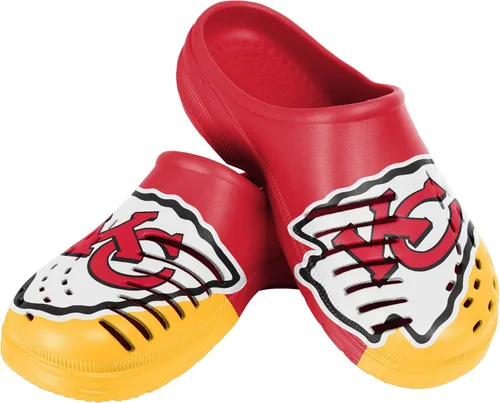 Miniatura 31 de FOCO - Sandalias de agua de jardín con logotipo de equipo de la NFL, para hombre, pantuflas, zuecos