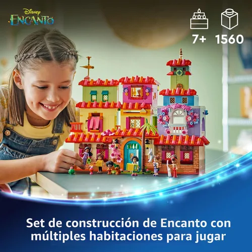 Miniatura 2 de LEGO Disney Encanto La Casa Mágica de los Madrigal Juguete, Set de Construcción para Niños, Figura de Muñeca de la Princesa Mirabel, Juguete