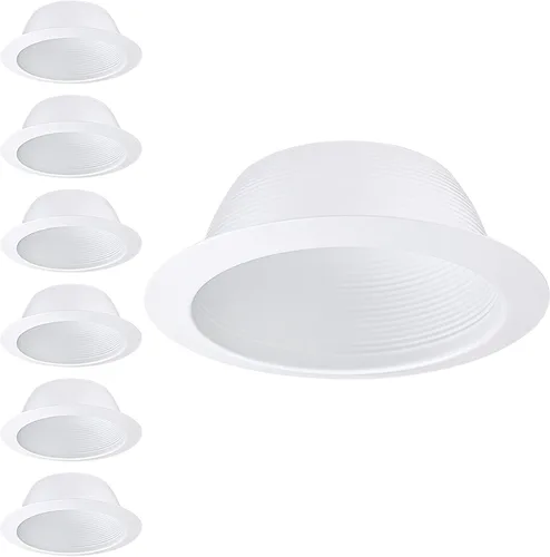 Miniatura 10 de TORCHSTAR Borde de luz integrado de 6 pulgadas, bronce aceitado de una pieza, Full Metal, para bombillas PAR30, PAR38, R30, BR30, BR40, para latas