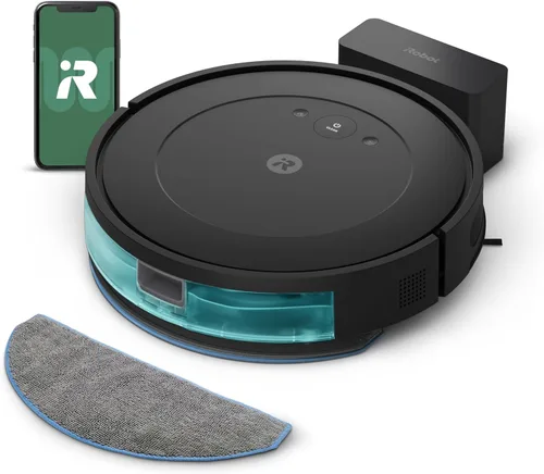iRobot Roomba Robot Aspiradora y Trapeador Combo (Y0140) - Aspiradoras y trapeadores, fácil de usar, succión de levantamiento de potencia, pisos