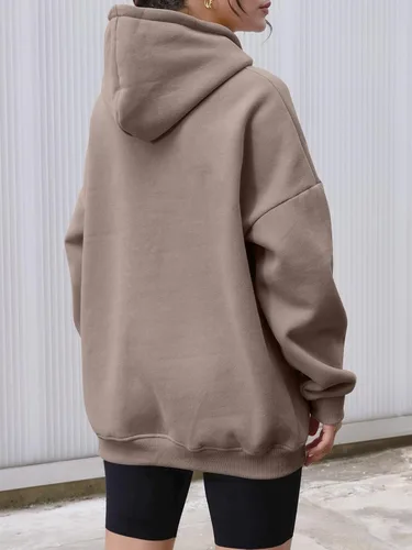 Miniatura 34 de AUTOMET Sudaderas con capucha de gran tamaño para mujer, sudaderas de forro polar con capucha 2024, ropa de otoño, trajes de moda, suéter de invierno