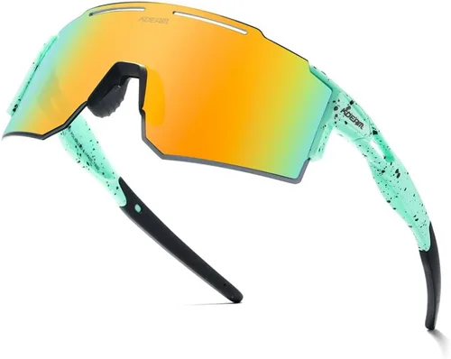 Miniatura 18 de Gafas de sol polarizadas deportivas para hombres y mujeres, jóvenes y niños. Gafas de sol para béisbol y sóftbol, para ciclismo y correr C17