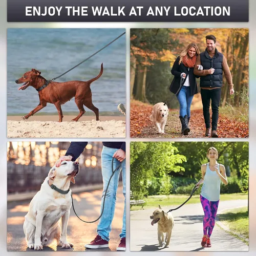 Miniatura 8 de Biothane - Correa para perro extra resistente, fabricada en Estados Unidos, correas impermeables para perros grandes, medianos y pequeños, correa