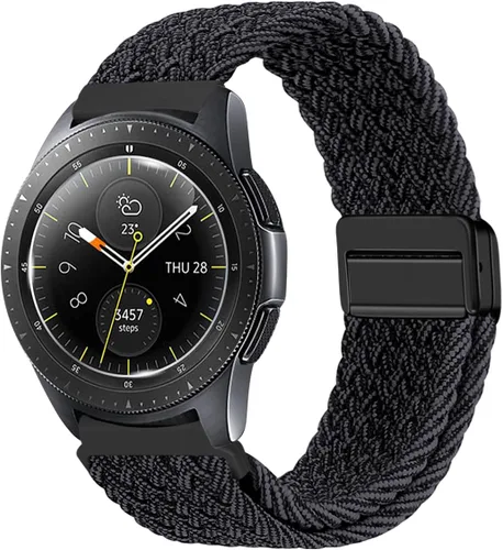 Miniatura 2 de Correa de nailon compatible con Samsung Galaxy Watch 7/6/5/4/FE 1.732 in 1.575 in/Galaxy Watch 5 Pro 1.772 in/Watch 4/6 Classic 1.850 in 1.811 in
