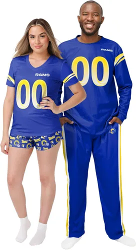Miniatura 3 de FOCO Conjunto de pijama para mujer con logotipo del equipo de la NFL