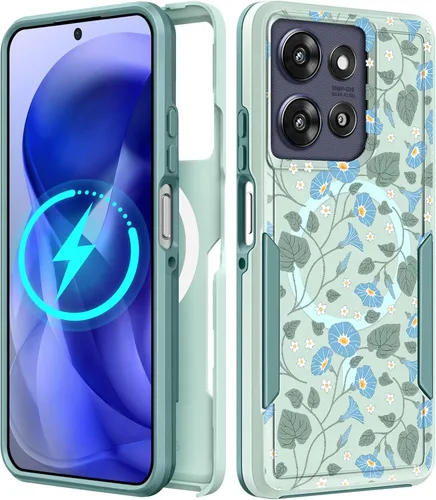 Miniatura 89 de Funda para Moto G 5G 2024 – Compatible con MagSafe para mujeres y niñas, bonita funda protectora magnética para teléfono, diseño femenino Kawaii