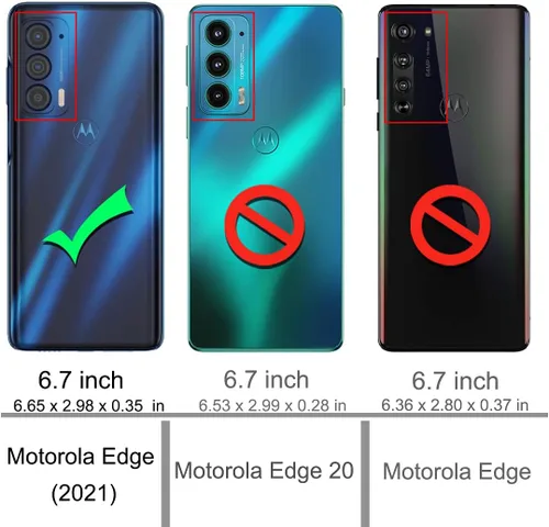 Miniatura 2 de Osophter Funda para Moto Edge 2021, Moto Edge 5G UW, transparente, esquinas reforzadas con flores, TPU para absorción de golpes, flexible