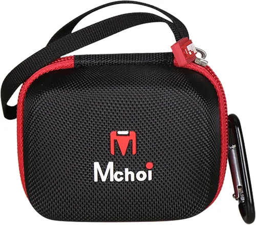 Miniatura 5 de Mchoi Funda GPS de golf adecuada para Bushnell Golf Phantom 2/3, para Swami KISS 2.0 Golf Handheld GPS Rangefinder, rojo, solo funda
