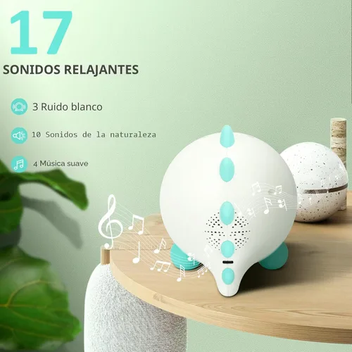 Miniatura 4 de Reloj despertador para niños, reloj de entrenamiento para dormir con luces nocturnas, máquina de sonido, reloj despertador de dinosaurio para niños