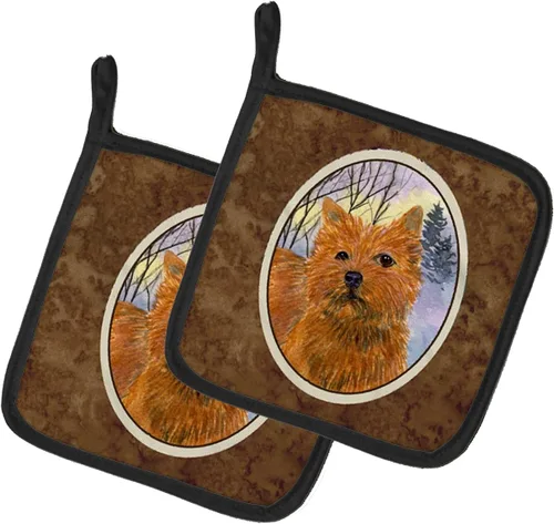 Miniatura 141 de Caroline's Treasures SS8617PTHD - Juego de soportes para ollas de cocina resistentes al calor, almohadillas calientes para horno para cocinar, Husky