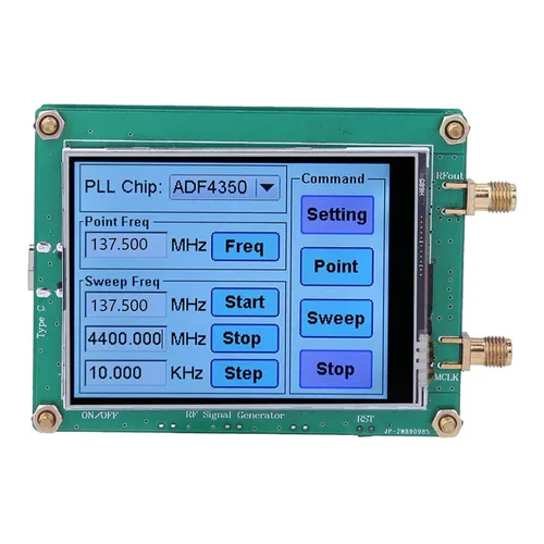 Miniatura 6 de AUNMAS Generador de alta exactitud, Generadores de funciones Pruebas eléctricas Full RF Sweep Dot Frecuencia Módulo Radio PC Medidor Control