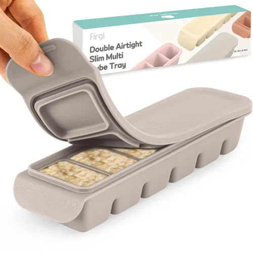 Miniatura 25 de Bandeja de silicona para congelador con tapa, 100% silicona platino de grado alimenticio, resistencia a fugas y apta para lavavajillas para 4