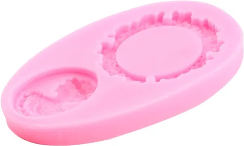 Miniatura 9 de ZiXiang Juego de 4 moldes de silicona con diseño de camafeo, para fondant, diseño de hada de ángel, para decoración de pasteles, cupcakes, pasta