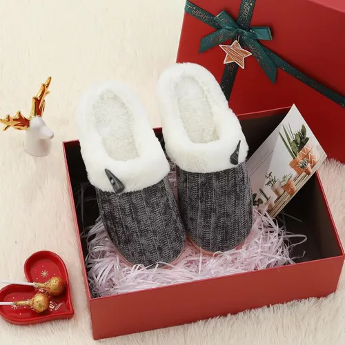 Miniatura 7 de NineCiFun Pantuflas cómodas de casa para mujer, de espuma viscoelástica, mullidas, para interiores, exteriores, antideslizantes, para el hogar