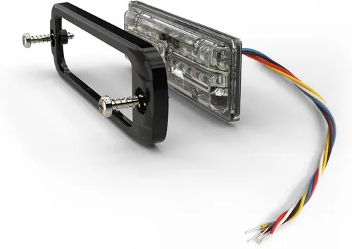 Miniatura 3 de ECCO LED ámbar direccional de alta intensidad 0.76 amperios 12V 24V montaje en superficie luz de advertencia impermeable construcción precaución
