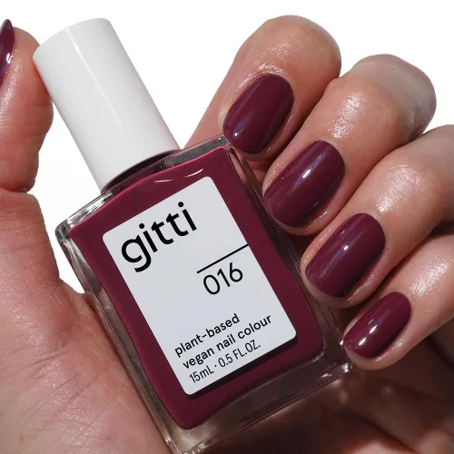 Miniatura 23 de gitti Esmalte de uñas a base de plantas No tóxico, libre de 30, basado en ingredientes de origen natural, libre de crueldad, vegano