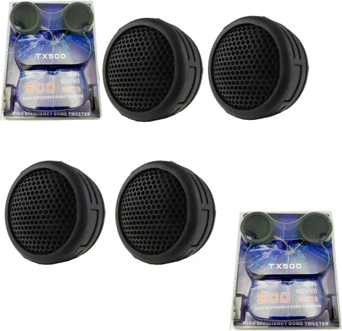 Miniatura 5 de TX 5 pares de 500 vatios Super Car Audio Dome Tweeters 2500W potencia máxima total