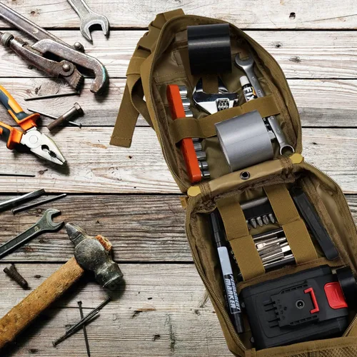 Miniatura 5 de Mini cinta adhesiva para conductos, 2 unidades, tamaño de viaje, para exteriores, campamento, senderismo, emergencia, poner en el bolsillo a mano, 2