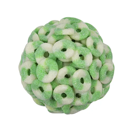 Miniatura 22 de Smarty Stop Mini anillos de gomita agria Candy GummiRoos (1 libra (paquete de 1), surtido)
