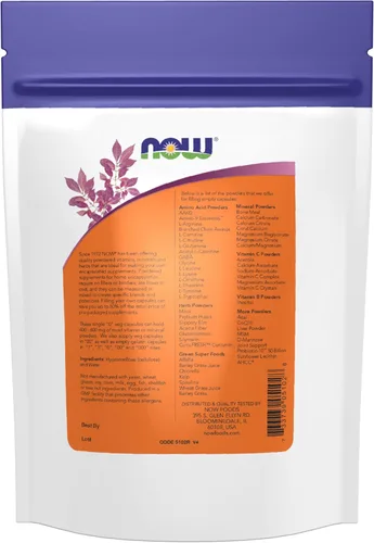 Miniatura 2 de NOW Foods Suplementos, cápsulas vegetarianas vacías, individuales "0", rellenas por peso, proyecto verificado sin OMG, 300 cápsulas vegetales
