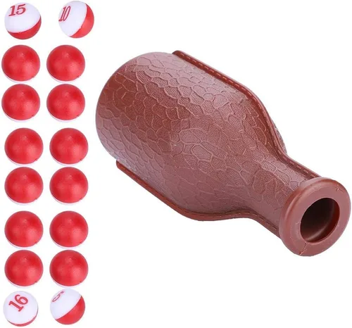 Miniatura 8 de Dados de billar, accesorio de billar 16 dados de goma numerada, guisantes y piscina y otros