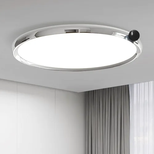 Miniatura 13 de Lámpara de techo de montaje empotrado de 15.7 pulgadas, lámpara de techo LED redonda de 40-60 W, lámpara de techo moderna y delgada, luces de techo