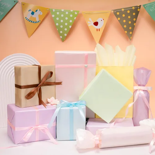 Miniatura 6 de Larcenciel 70 hojas de papel de seda, papel de seda metálico de regalo para bolsas de regalo, envoltura de regalo y embalaje, colorido papel