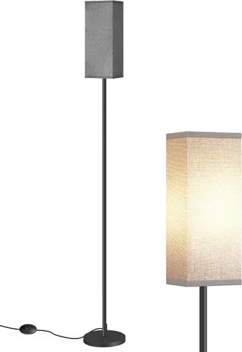 Miniatura 12 de Juego de 2 lámparas de pie para sala de estar, modernas lámparas de pie altas con interruptores de pie, bombilla no incluida, 64.6'', para sala