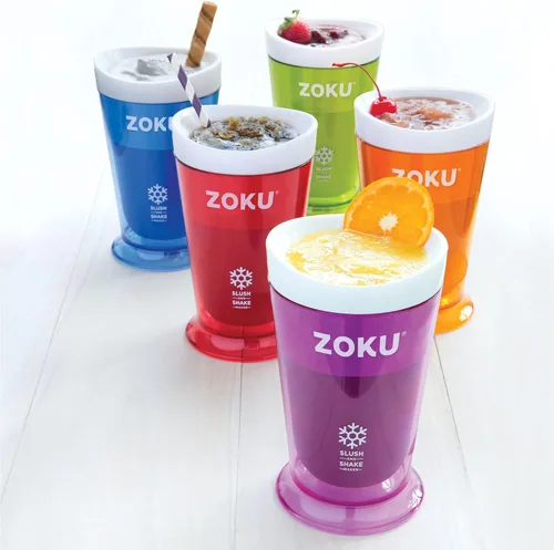Miniatura 10 de Fábrica de batidos Zoku Slush y Shake Maker, color naranja, Casual, talla única , Azul