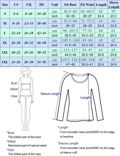 Miniatura 3 de Grace Karin - Blusa de manga larga de malla transparente para mujer