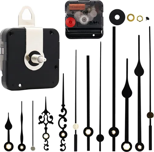Miniatura 9 de TIKROUND Youngtown 12888 - Reloj de pared de cuarzo para bricolaje, piezas de repuesto de mecanismo de movimiento de repuesto de movimiento