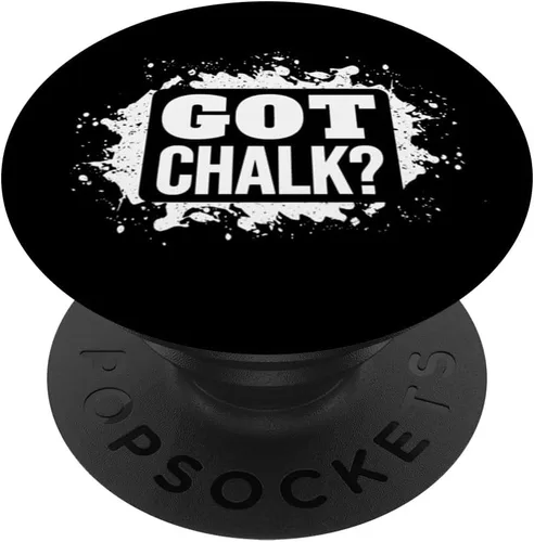 Miniatura 6 de Funny Rock Climbing Bouldering Weightlifter Got Chalk? Gym PopSockets MagSafe PopGrip for iPhone