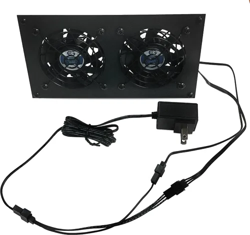 Miniatura 3 de CabCool 802 Lite - Kit de refrigeración de ventilador dual de 3.150 in para gabinetes y cine en casa