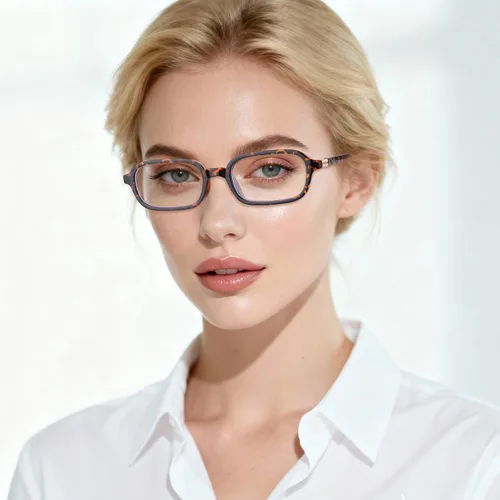 Miniatura 7 de 2 lentes rectangulares de luz azul, lentes cuadrados retro, pequeños, estrechos de los años 90, con bloqueo de luz azul para mujeres y hombres