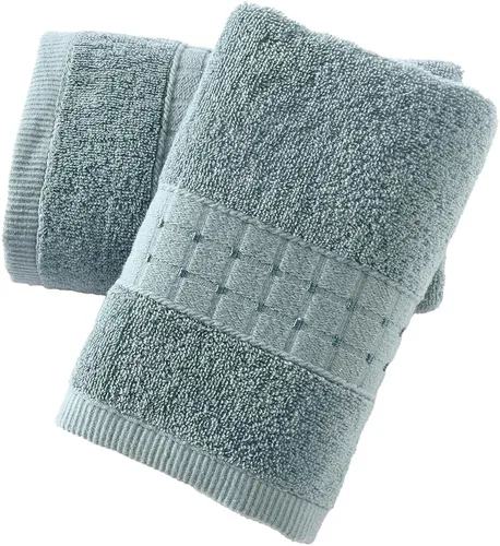 sense gnosis Toallas de mano 100% algodón verdes, absorbentes, súper suaves, sin pelusas, toallas de mano para baño, viajes, yoga, deporte, spa