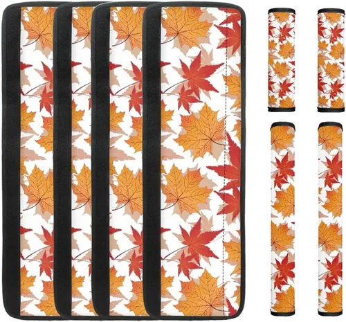 Miniatura 12 de DISNIMO Fundas para manija de puerta de refrigerador con calabaza otoñal, 8 piezas Kithchen para nevera, microondas, horno, lavavajillas, protector