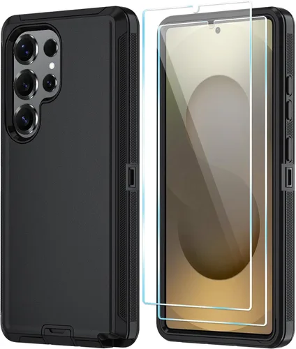 Miniatura 25 de ONOLA Funda compatible con Samsung Galaxy S24 Ultra con protector de pantalla HD, resistente a los golpes y a las caídas, funda de 3 capas