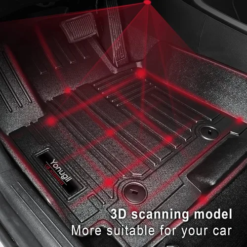 Miniatura 6 de Alfombrillas personalizadas para Hyundai Tucson 2022, 2023, 2024, 2025, 2026, juego completo de alfombrillas de protección de goma TPE para todo