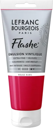 Miniatura 6 de Lefranc Bourgeois Flashe - Pintura de vinilo, tubo de 2.7 onzas, color blanco