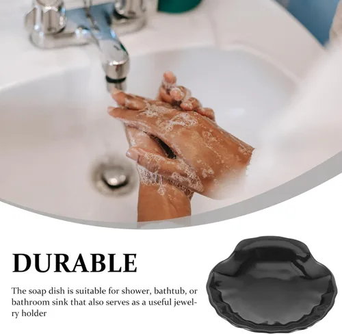 Miniatura 4 de Jabonera de concha, soporte para jabón, bandeja de jabón para fregadero, soporte para barra de jabón de ducha, jaboneras para baño, barra de jabón