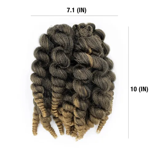 Miniatura 6 de Darling Flexi Rod Curls - 2 extensiones de cabello de ganchillo (1 paquete de 2 por paquete), textura natural y suave, rizo de varita esponjosa, 14