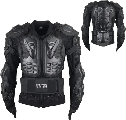 Chaqueta protectora para motocicleta, armadura de cuerpo completo, protección para pecho y columna vertebral, equipo para bicicleta de tierra para