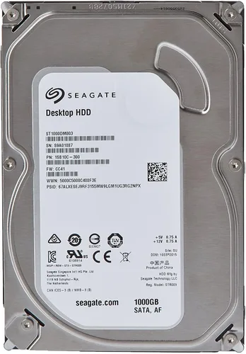 Miniatura 2 de Seagate Disco duro HDD de escritorio de 1 TB - Interno (ST1000DM003)