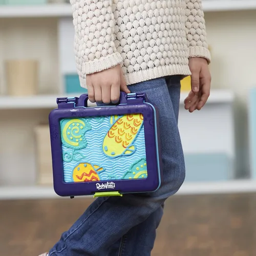 Miniatura 8 de Play-Doh DohVinci On the Go Art Studio - Funda para niños y adolescentes con 5 colores no tóxicos