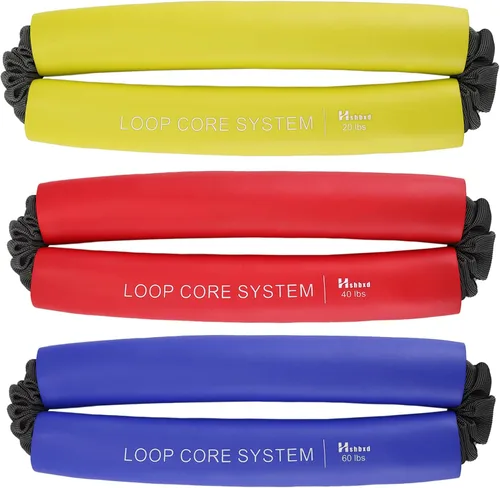Miniatura 8 de Sistema de bandas de cadera y núcleo, bandas de resistencia de bucle para estirar y entrenar, bandas de glúteos para mujeres, bandas de halo