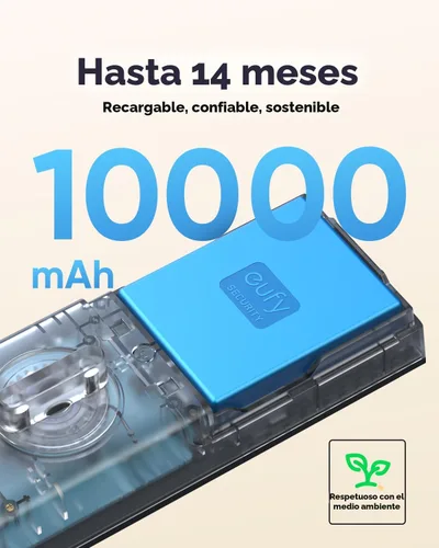 Miniatura 3 de eufy Smart Lock E31, cerradura inteligente para puerta con entrada sin llave y huella dactilar compatible con el ecosistema Apple Home, para puerta